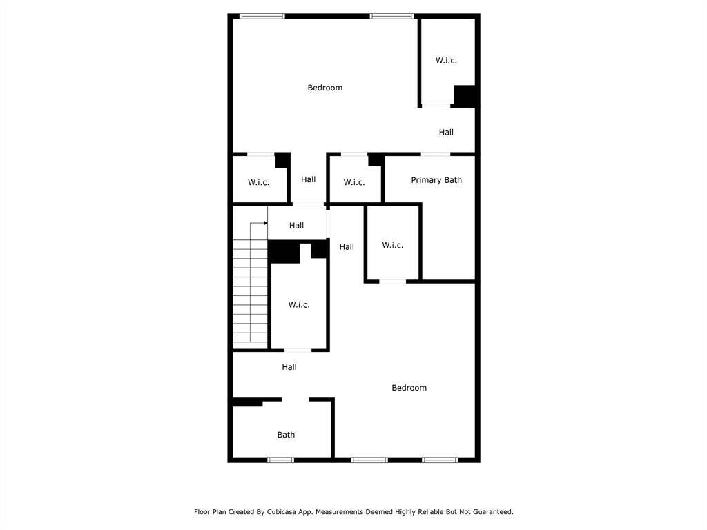 This floor plan features two spacious bedrooms, each with its own bathroom