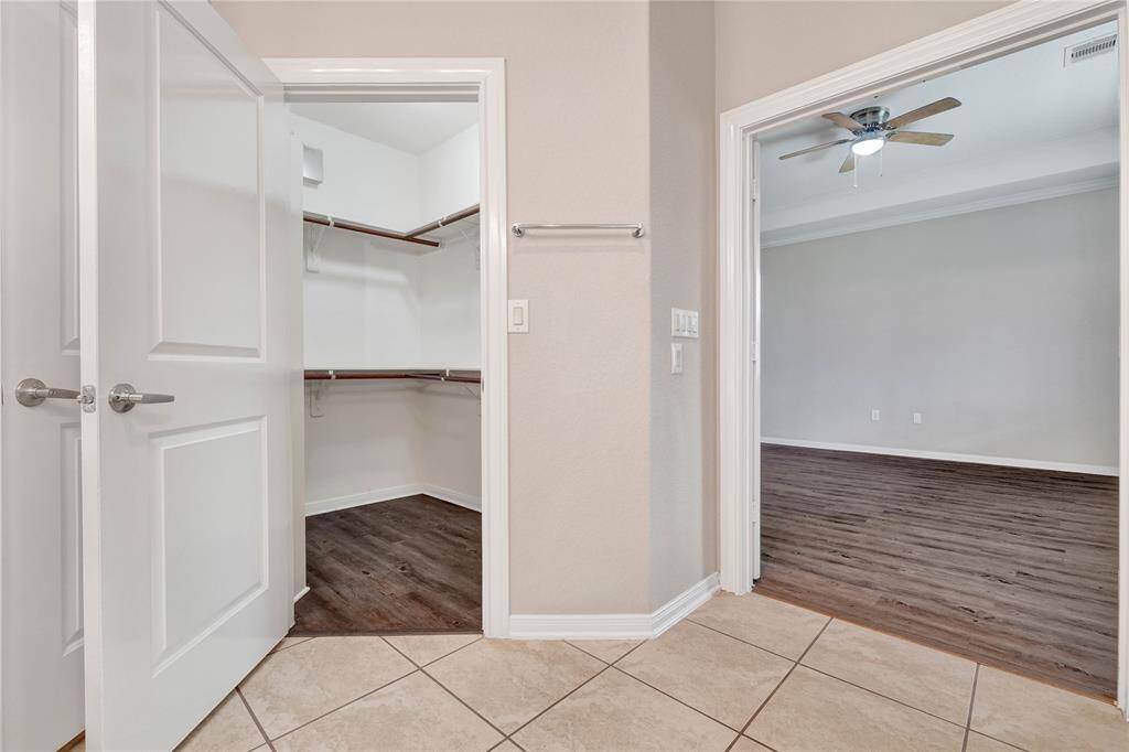 large walk-in closet