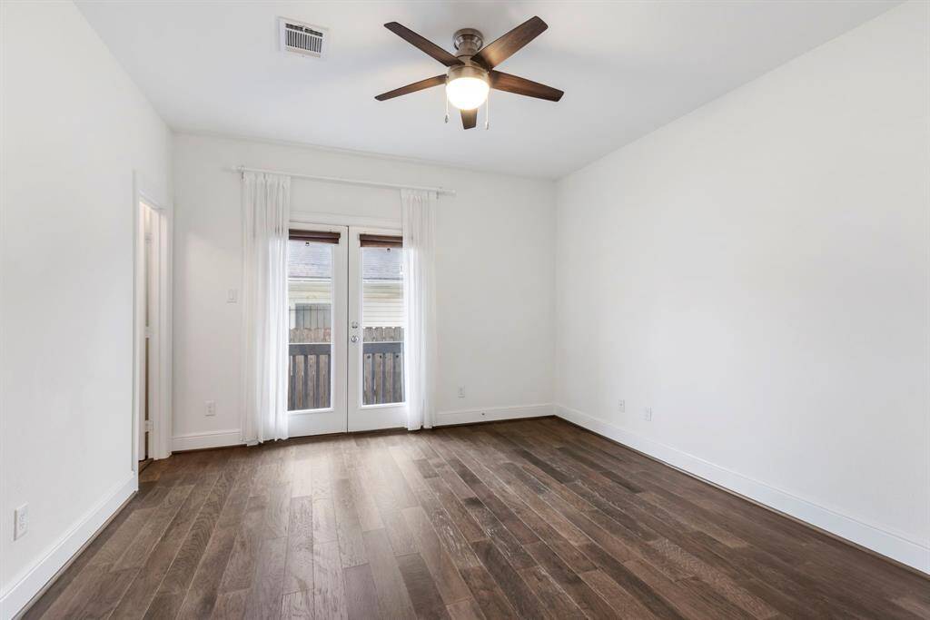 Another view of the first-floor bedroom/flex space.