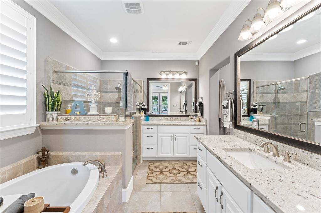 Spa inspired primary bath.