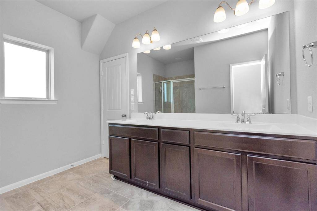 Primary Bathroom has double sinks