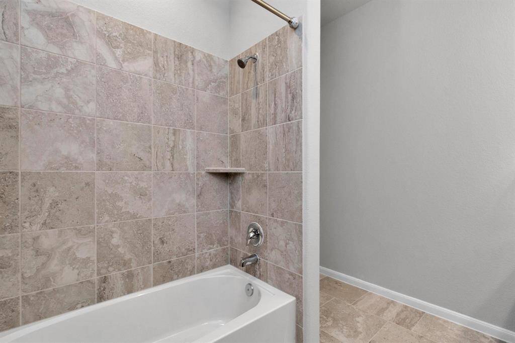 Secondary Full Bath Upstairs secondary bathroom with double sinks