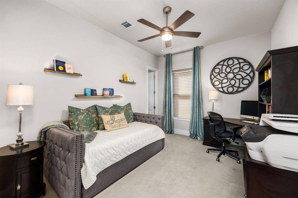 Secondary bedroom downstairs just one of three downstairs makes this the perfect floor plan for a large family