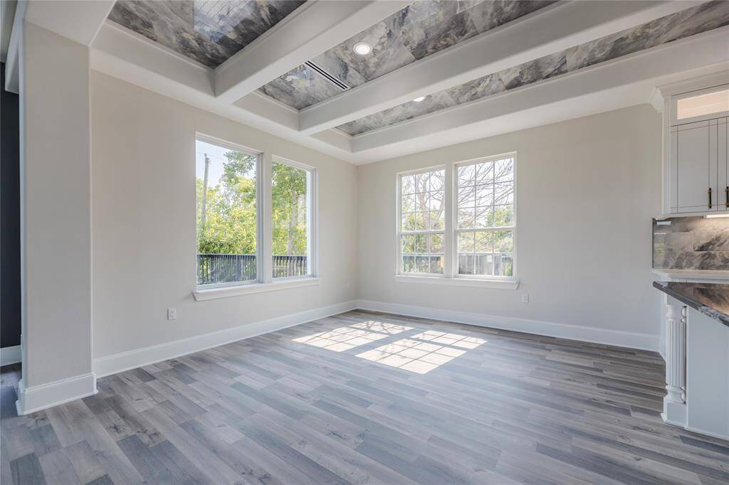 Open Dining overlooking back patio/balcony