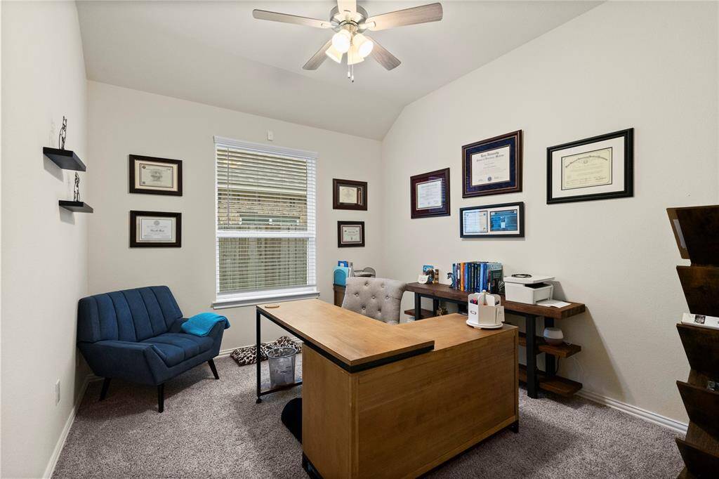 Cozy home office.