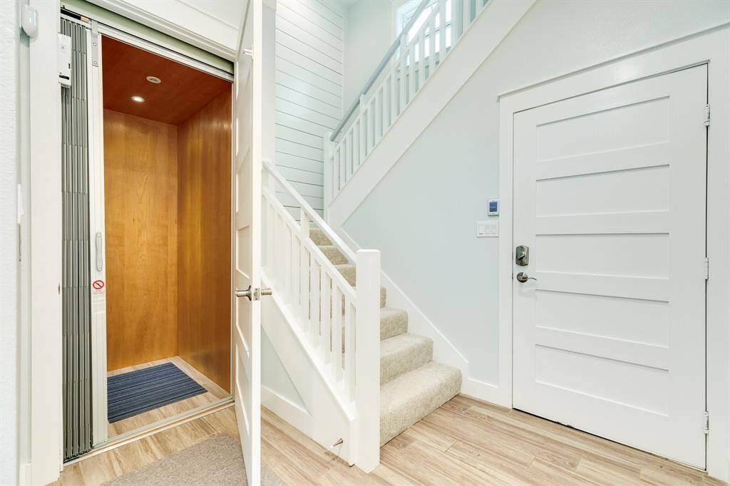 Let's go see what's upstairs, shall we?  For your convenience, use the elevator or take the stairs!