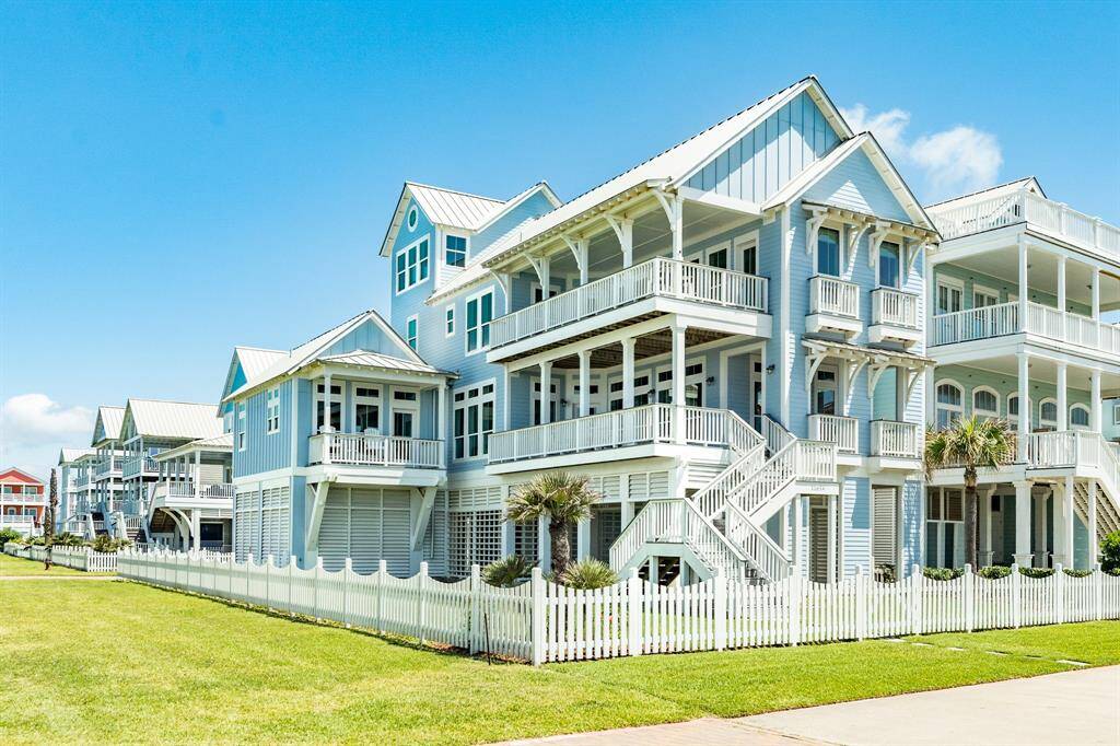 Large porches on two levels, private porch off the master suite. Enjoy the ever-present gulf breeze and the sound of the waves splashing!