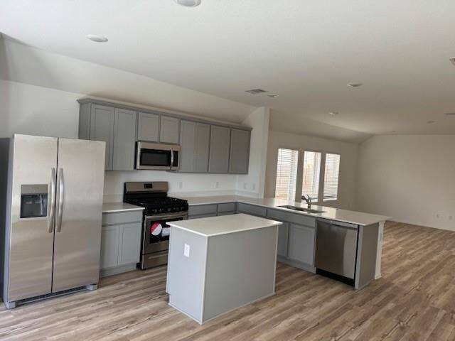 Kitchen with great stainless steel appliances