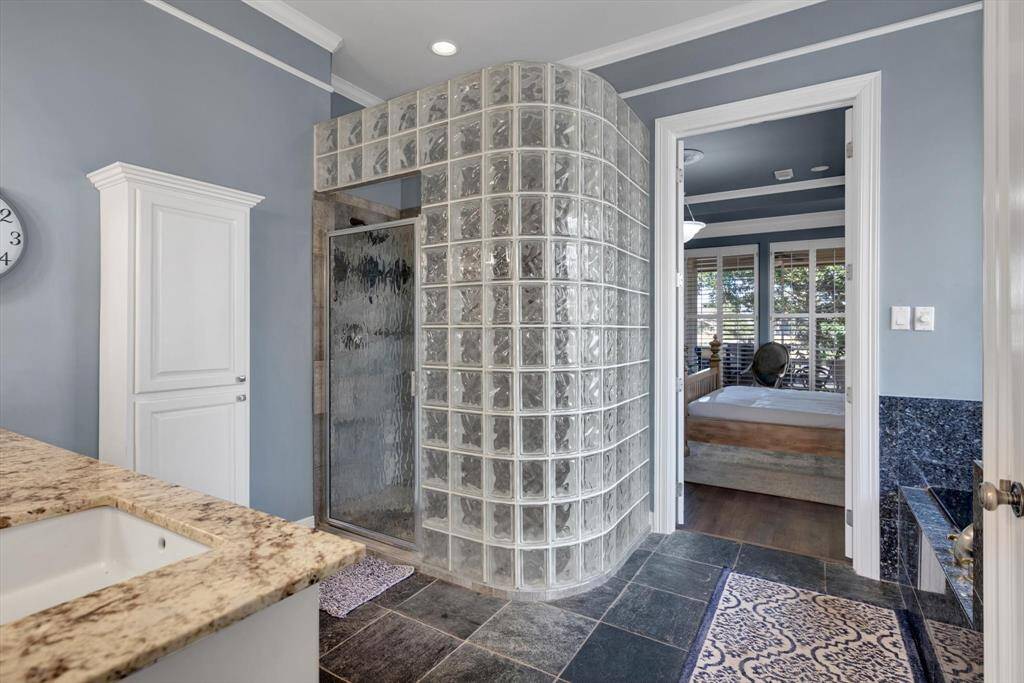 Nice shower in Primary bathroom
