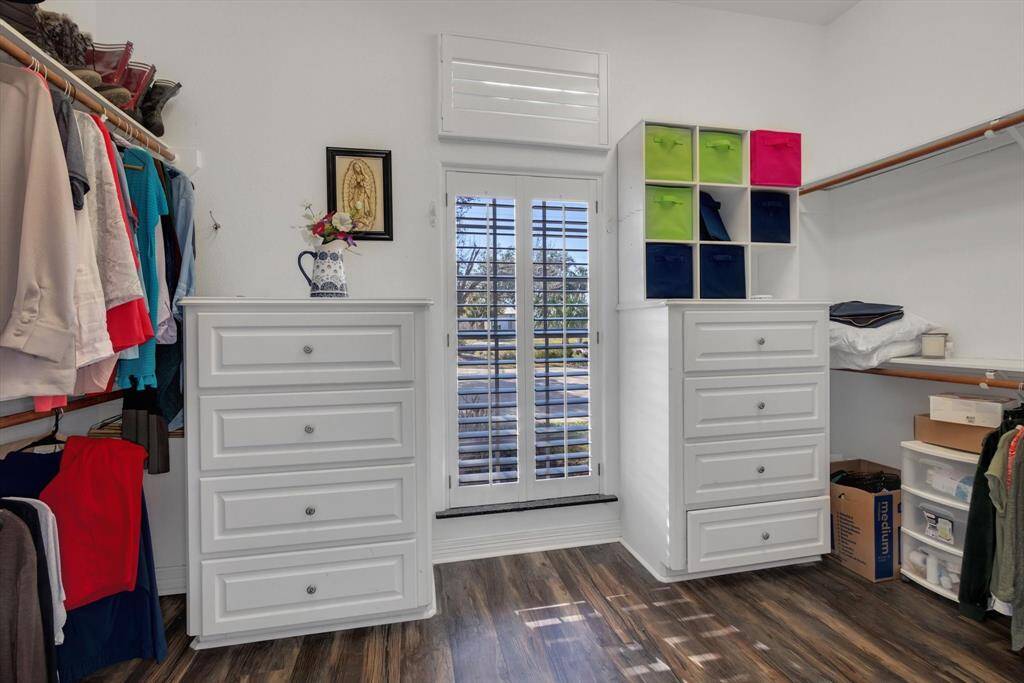 Super-sized Primary closet