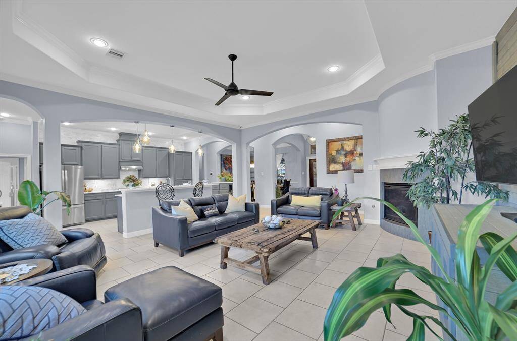Imagine winter and family time in this spacious living room around this beautifully tiled fireplace. Think of the fun-filled summer nights entertaining guests and the memories you will create!