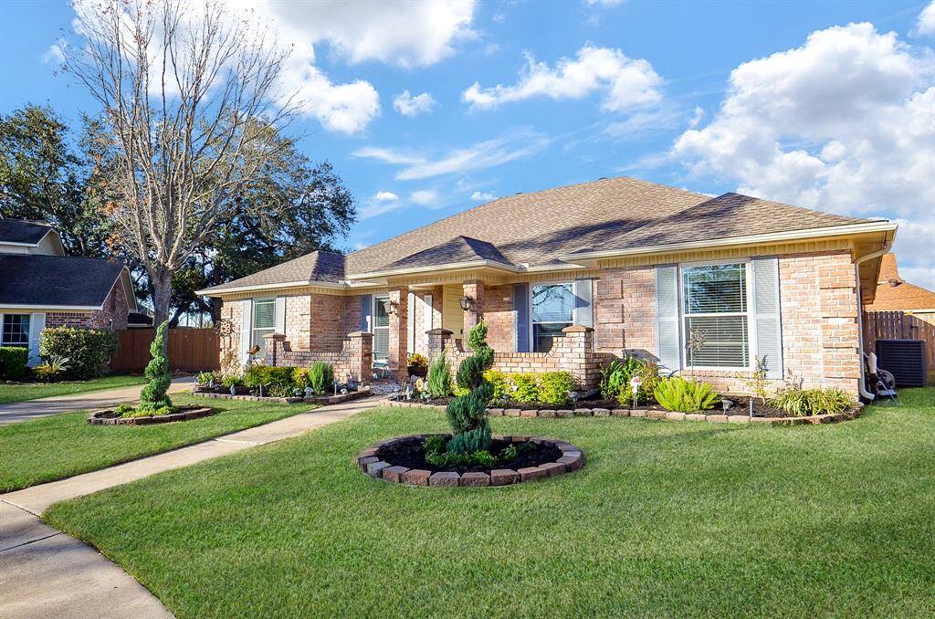 This beauty is located on a private cul-de-sac lot.