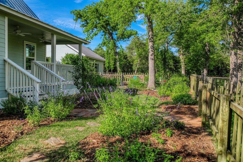 The garden area is the perfect place to relax and watch your favorite flowers bloom. A variety of plants and vegetables have been planted here through the years.