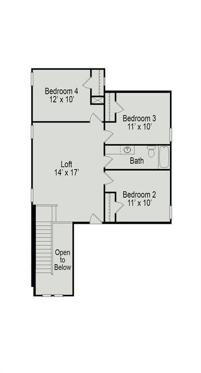 The Robin II- Second Floor Plan