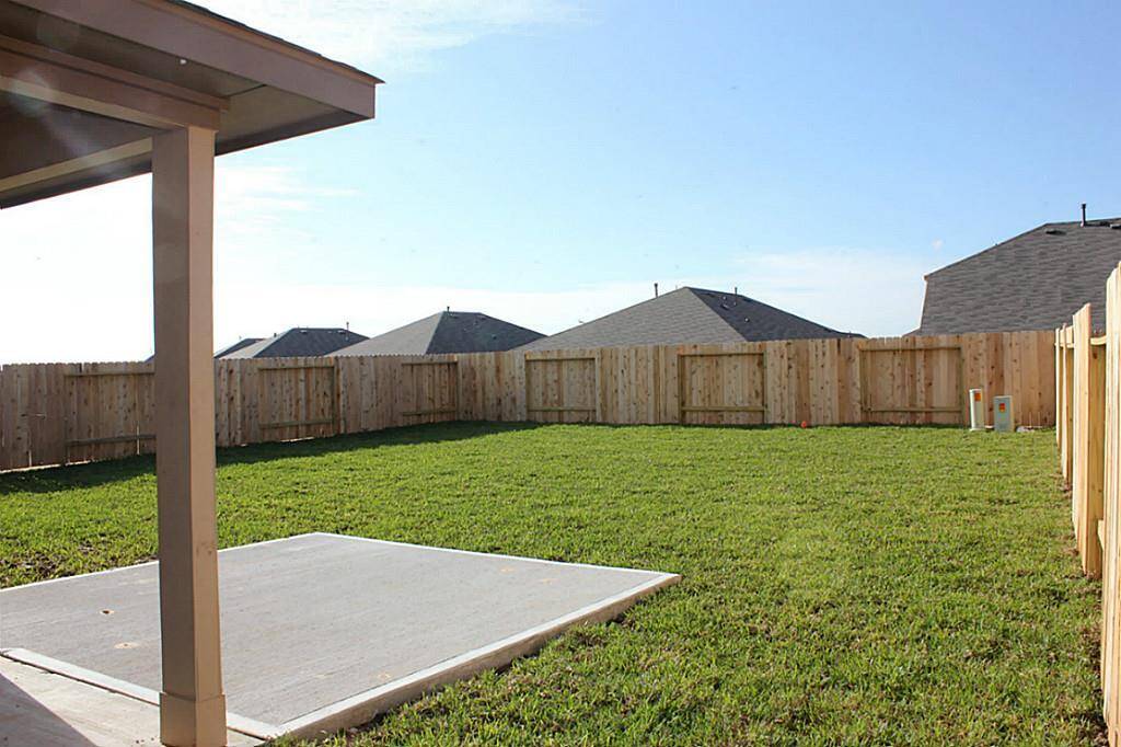 Covered patio and extended concrete