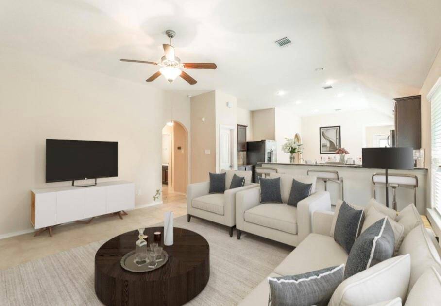 Large living room.