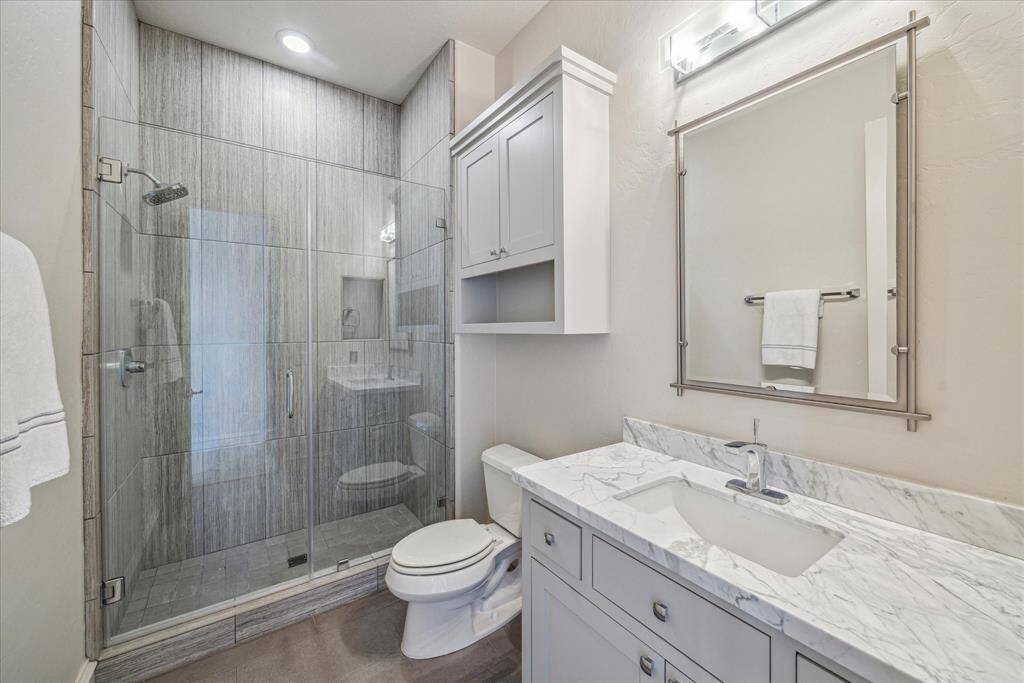 Remodeled secondary bathroom