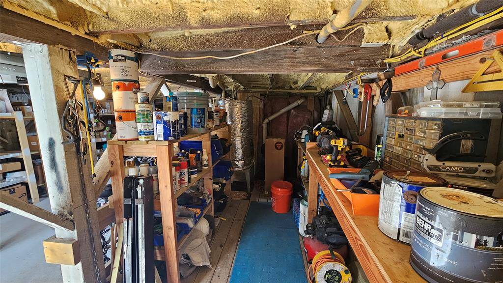 The Workshop inside the garage!