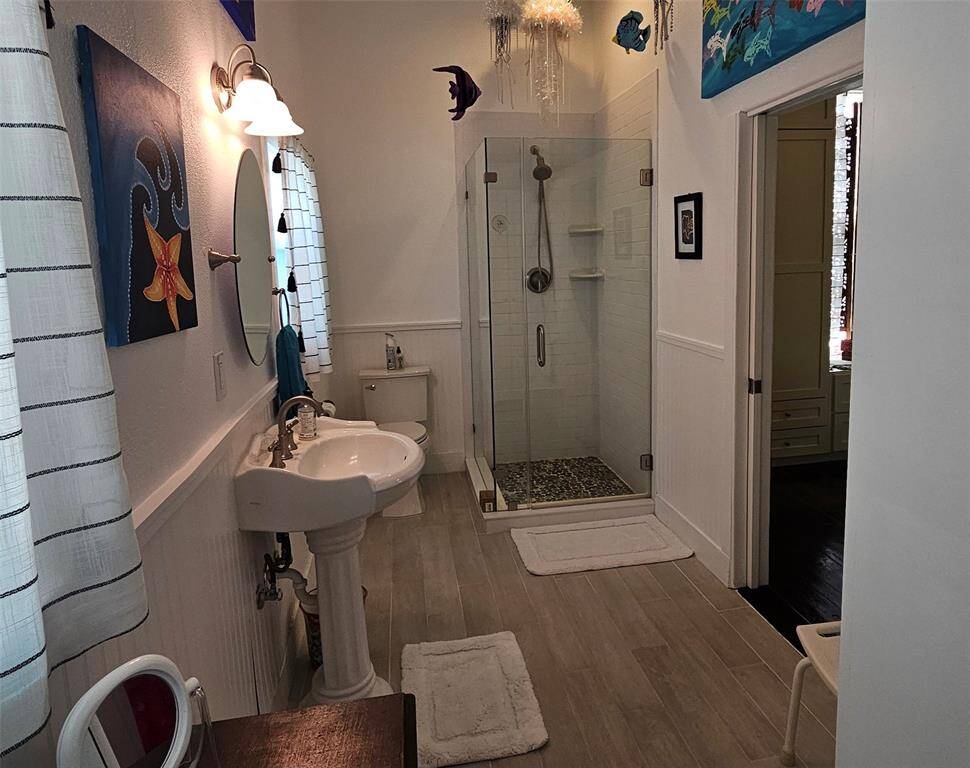 The Ensuite Bath off the Primary Bedroom. Stand up shower!