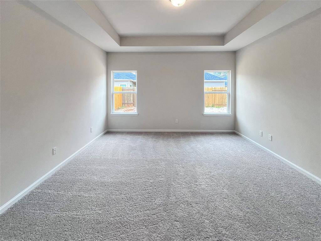 The Cardinal II- Primary Bedroom. Home under construction. Sample floor plan photo used for illustrative purposes only. Upgrades, selections options, windows and colors may vary.