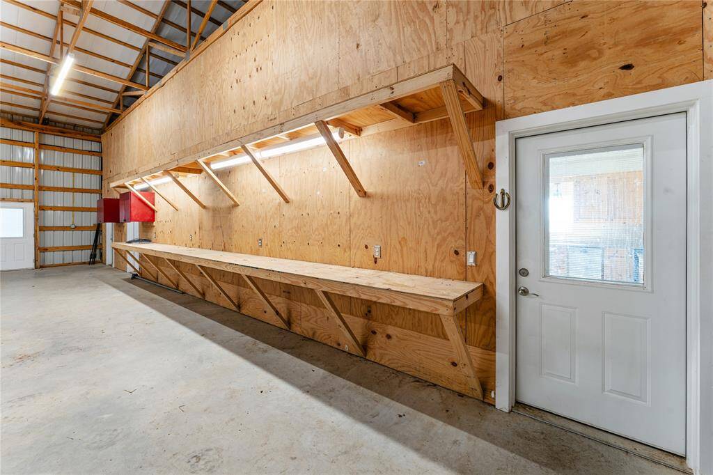 Notice the two built-in shelving with lighting.