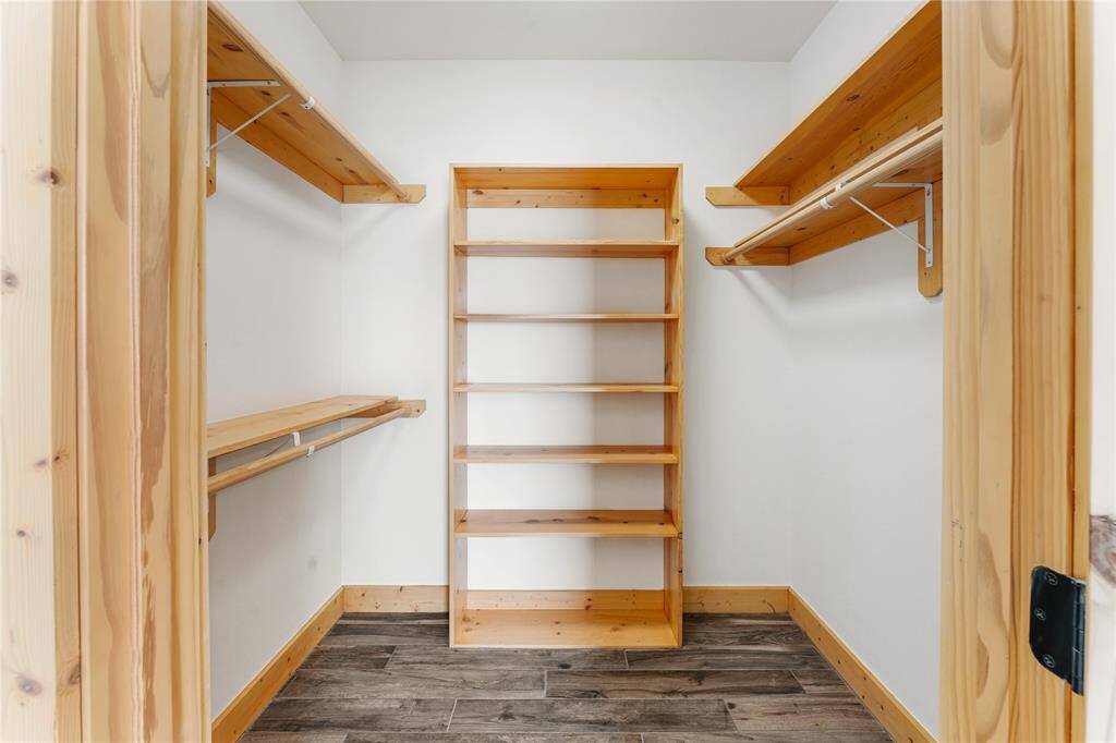 Walk-in closet for bedroom # 1.