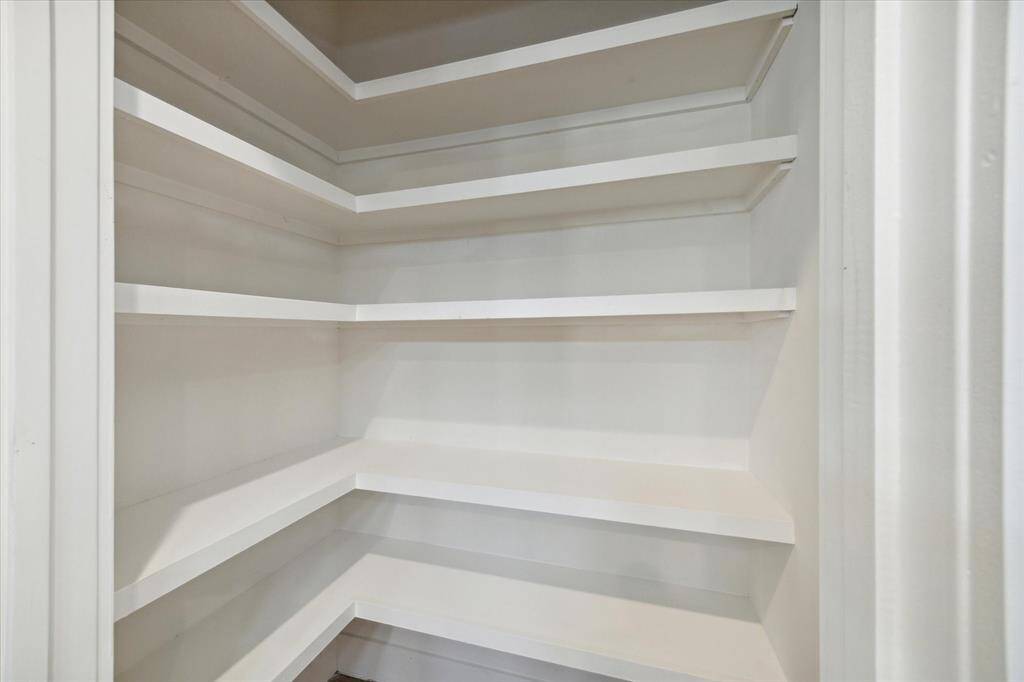 A walk in pantry is as useful as it is convenient.