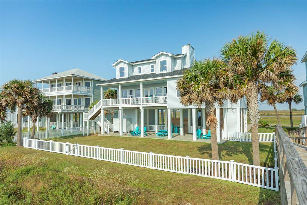 Property has an exterior staircase leading to the home from the patio level. Of course, should you prefer or require, there is a residential elevator also accessible from the patio to the upper levels of the home.