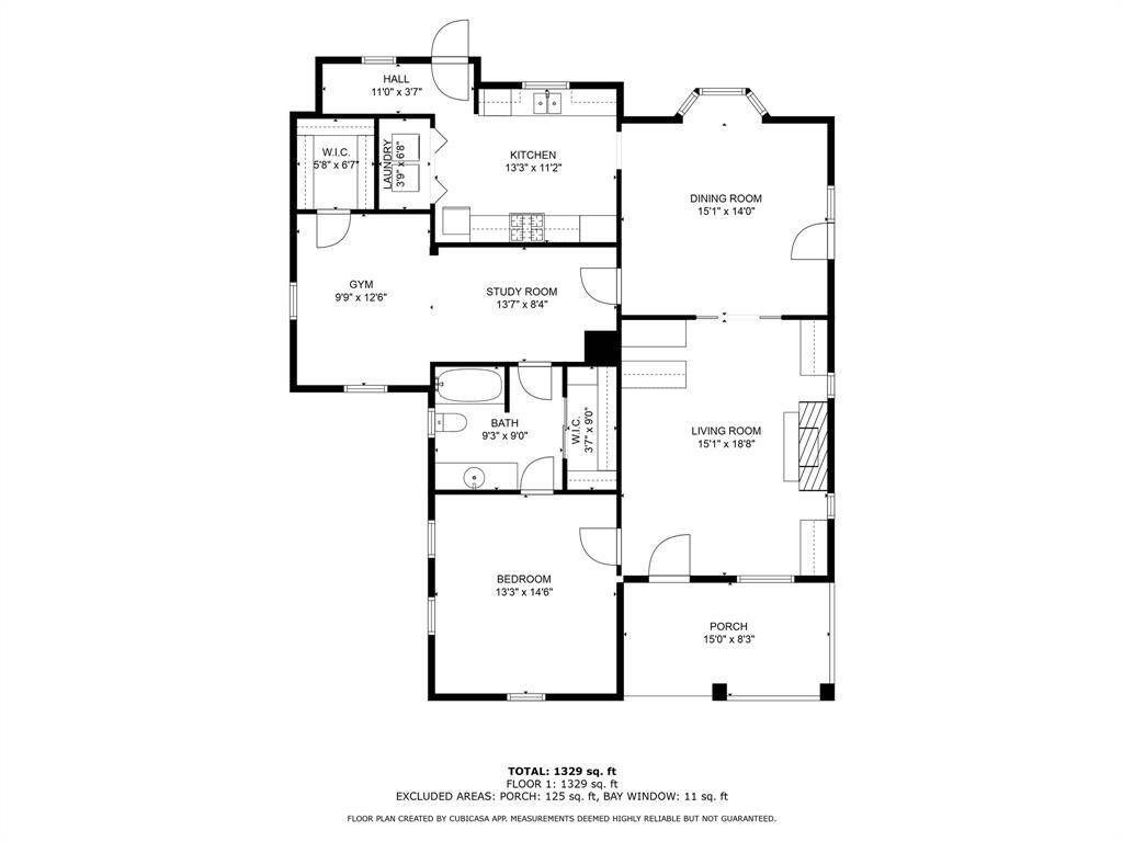 Main house floor plan.