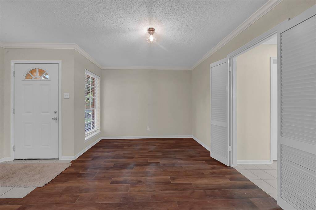 ample space that you could use for a formal dining room