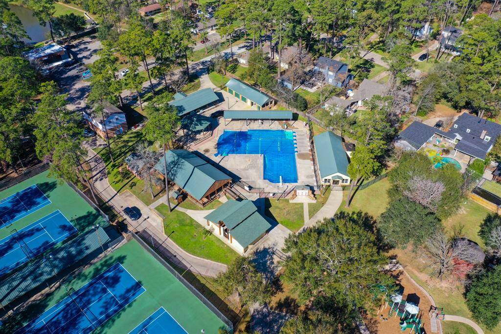 community pool and kids play park