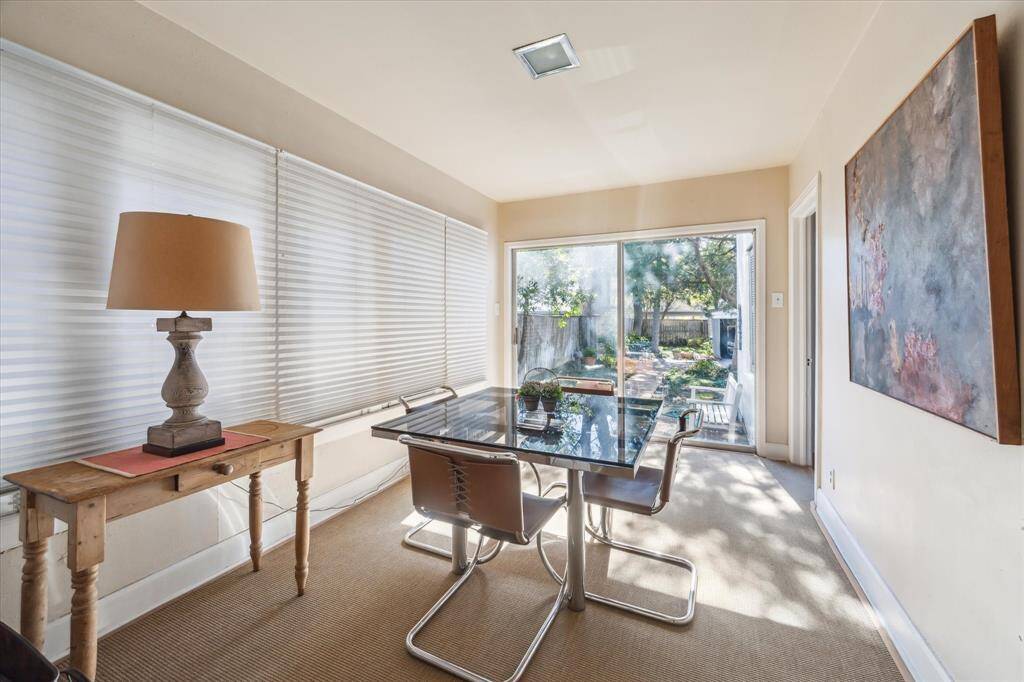 First Floor Sunroom that opens to backyard.