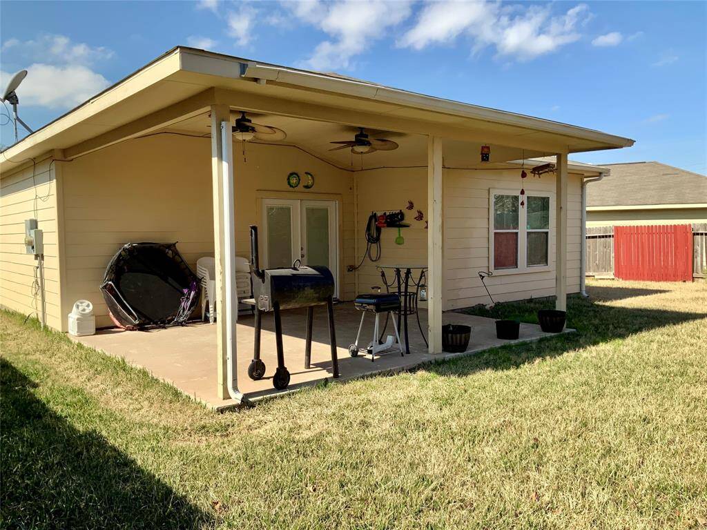 Oversized back patio