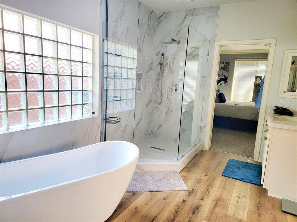 Updated master bath.