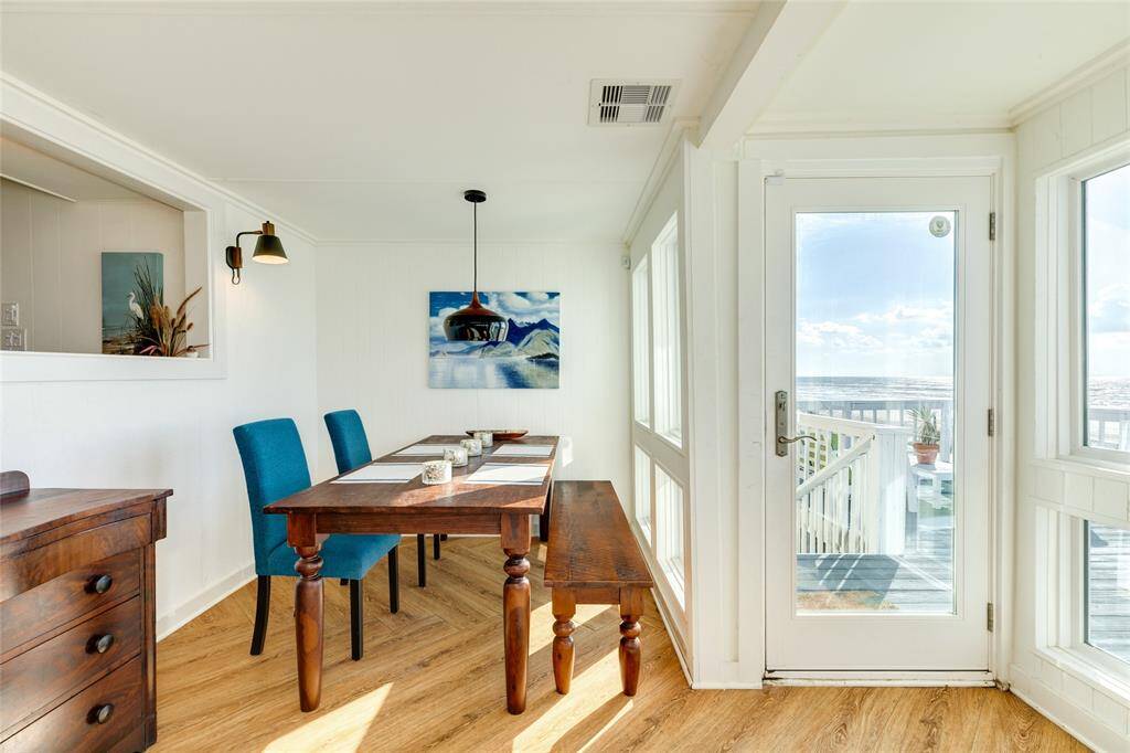 Front entry and dining area