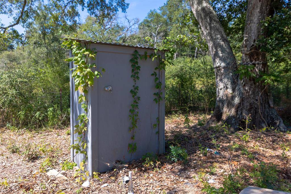 The well house currently on the property.