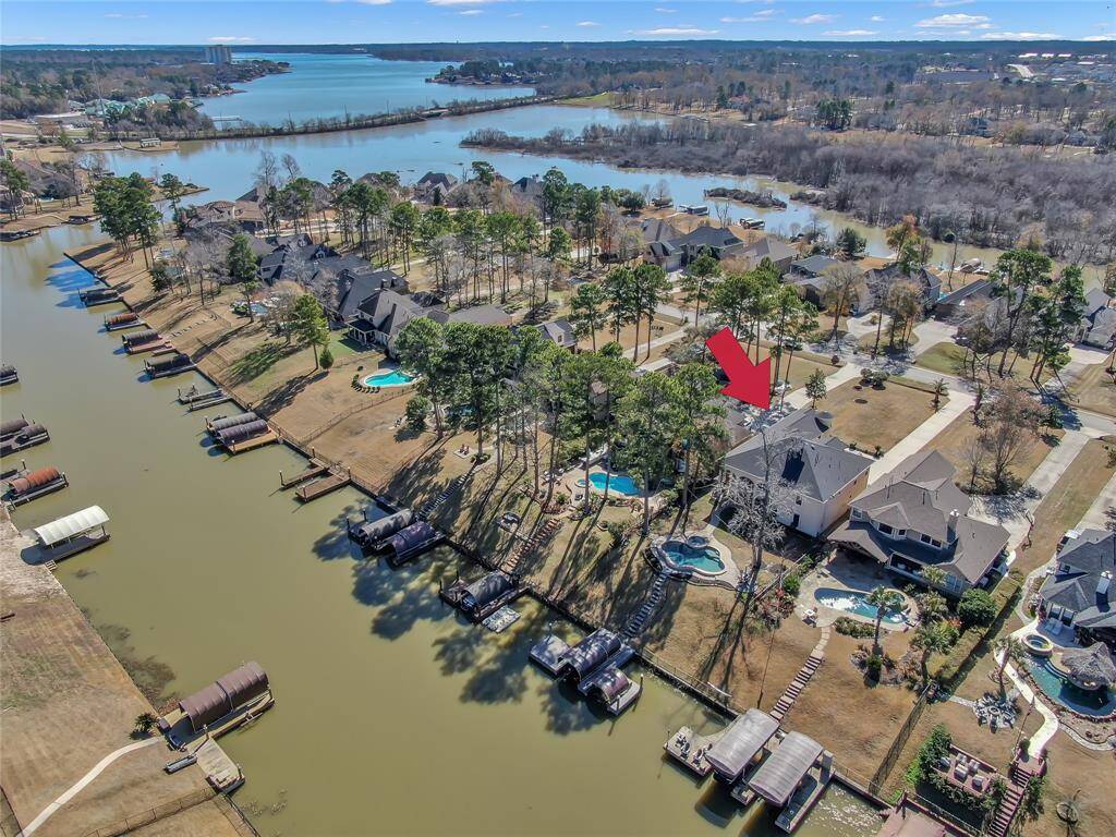 Close enough to open water it is a short boat ride, but far enough to have privacy at your home