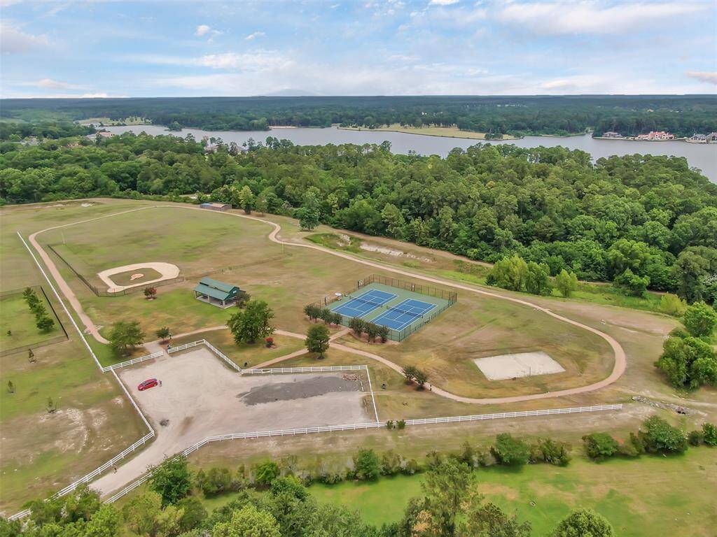 Grand Harbor's neighborhood park lined with a walking trail