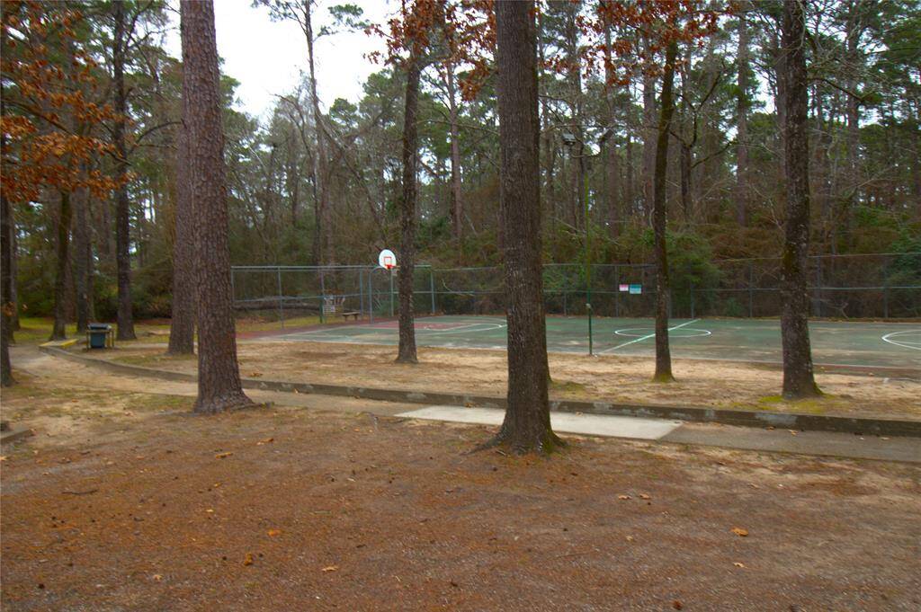 Enjoy outdoor living with access to scenic basketball courts nestled among lush trees, perfect for recreation and relaxation.