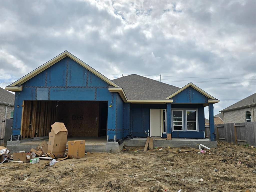 Actual house under construction