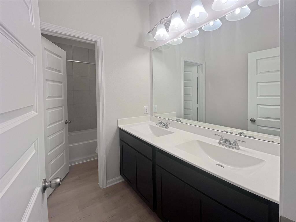Secondary Bathroom with Dual Sinks