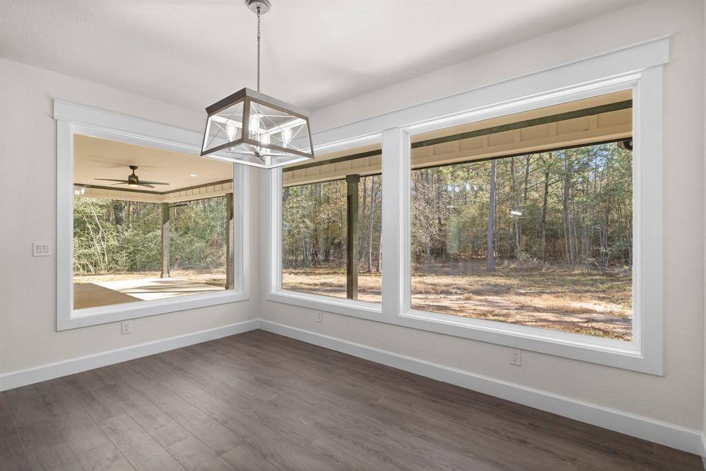 Spacious dining room with great views!