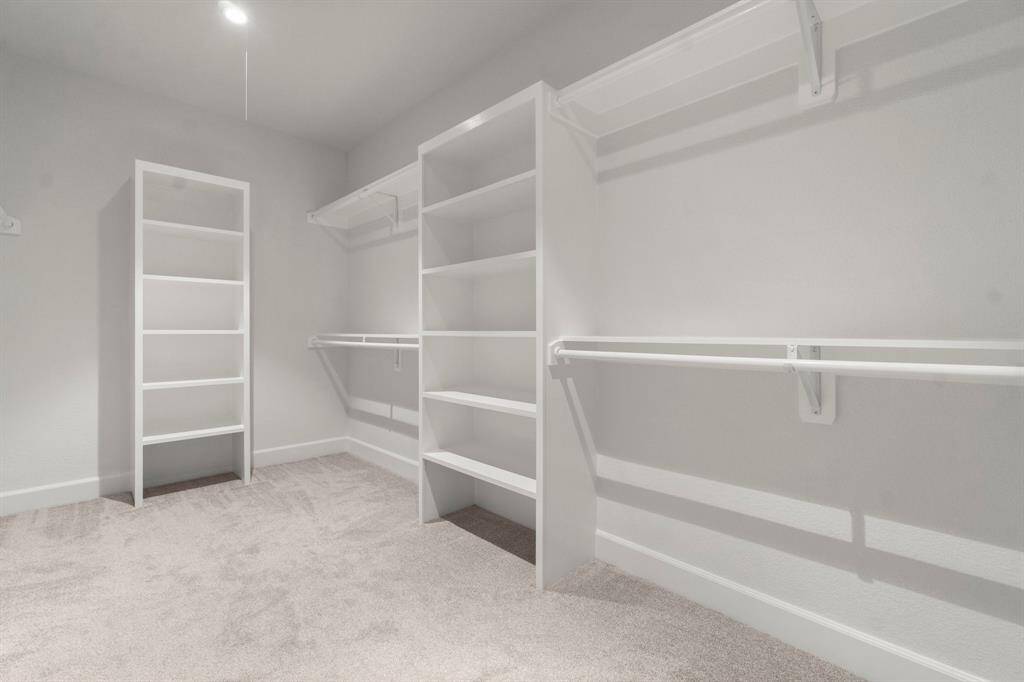 Huge master closet!