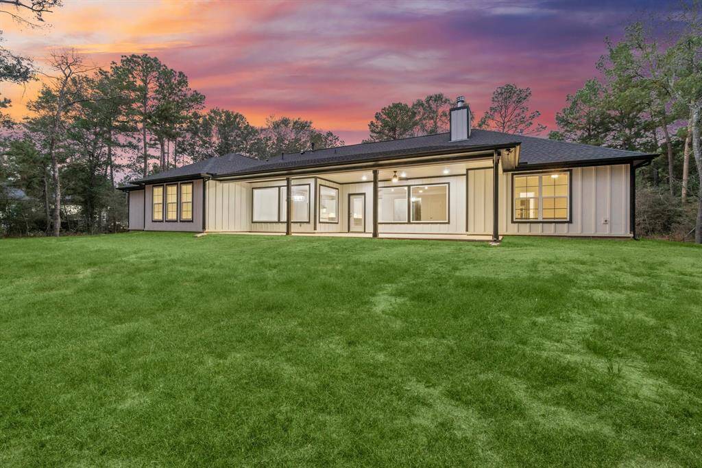 Plenty of room to entertain with the abundance of space the back patio provides