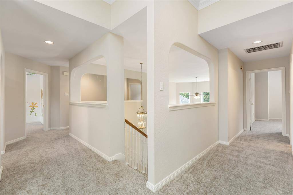 Once upstairs you'll find three bedrooms with a game room