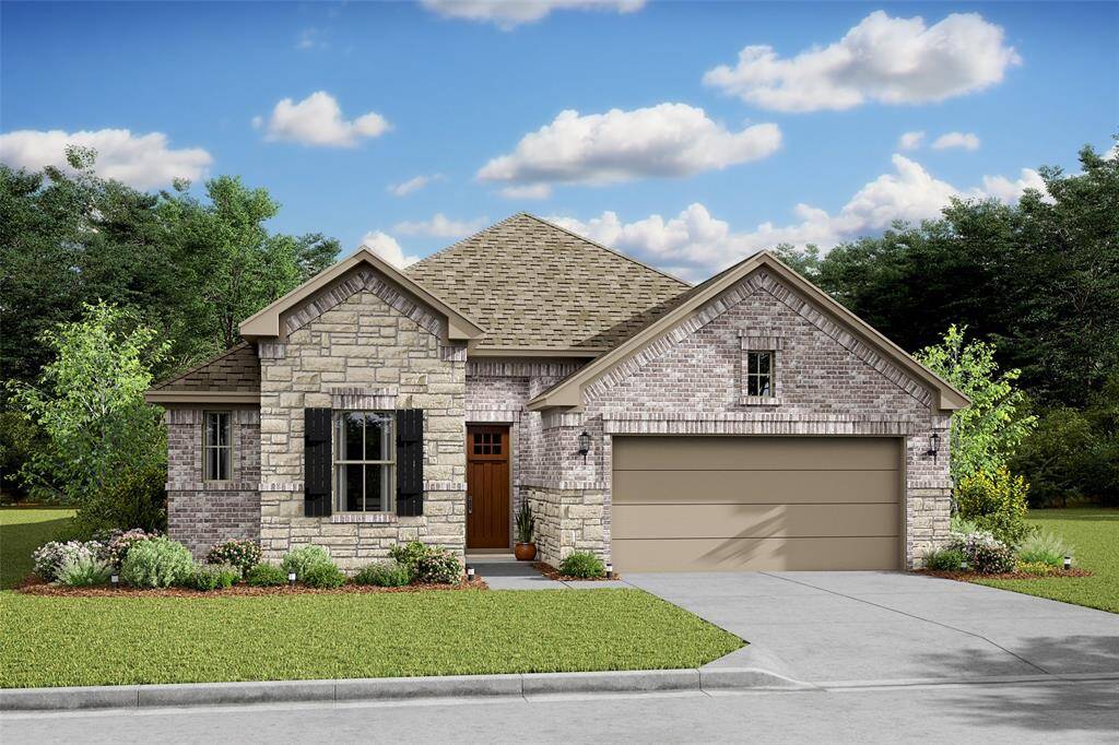 Charming Pasadena ESP design by K. Hovnanian Homes with elevation RA in beautiful Kingdom Heights. (*Artist rendering used for illustration purposes only.)