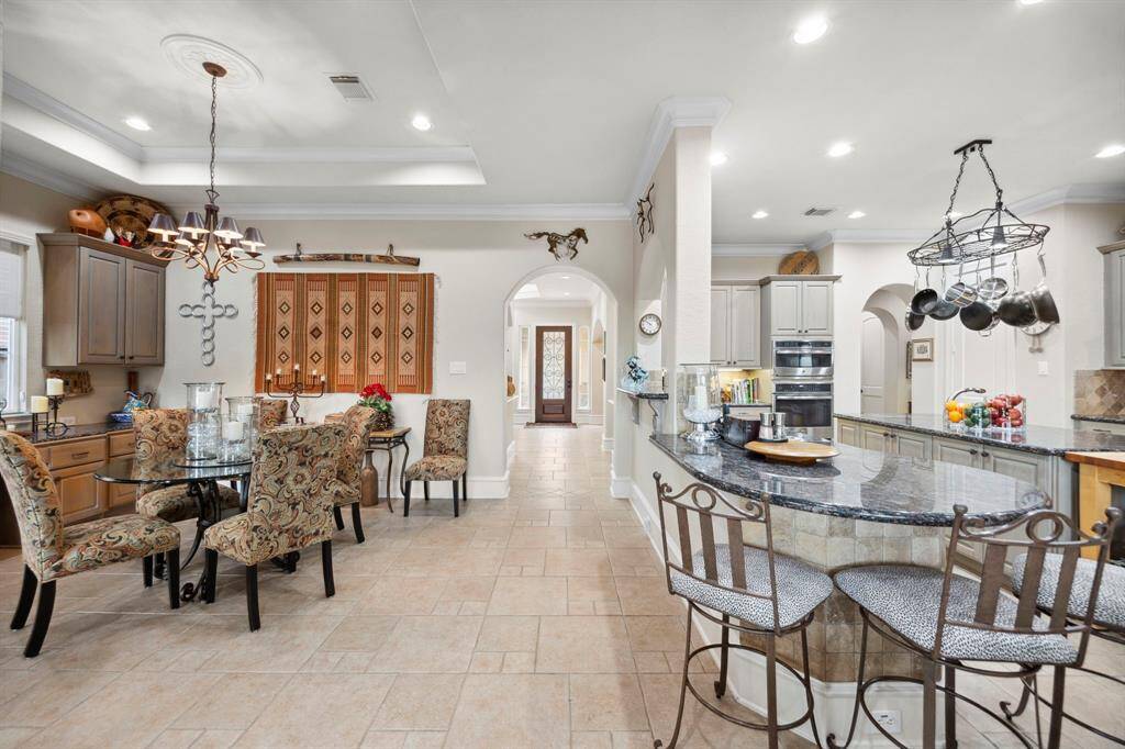 A look from the living toward the entry.