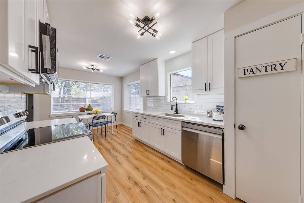 Kitchen with Pantry space.