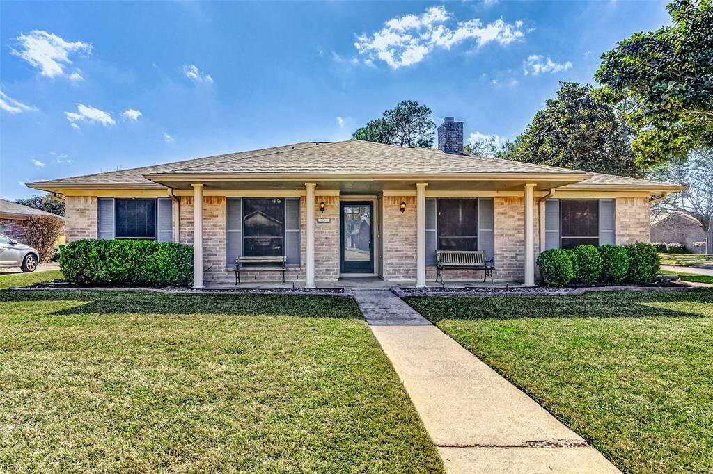22439 Smokey Hill Drive in Katy, Texas, seamlessly blends traditional elegance with modern convenience. As you arrive, a timeless brick exterior, accented by charming shutters and fresh landscaping, creates an inviting first impression. This beautifully updated single-story home boasts numerous upgrades, including a recently replaced roof, fresh paint, and brand-new carpet, ensuring a move-in-ready experience!
