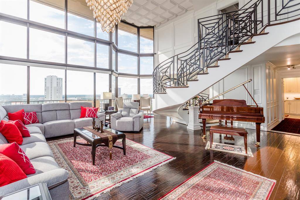 Living area with an abundance of natural light